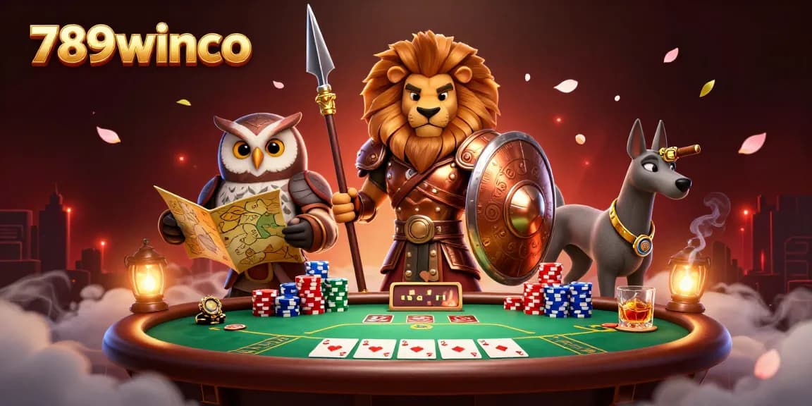 Join the excitement at 789winco with thrilling poker scenes featuring vibrant characters and rich gaming elements.