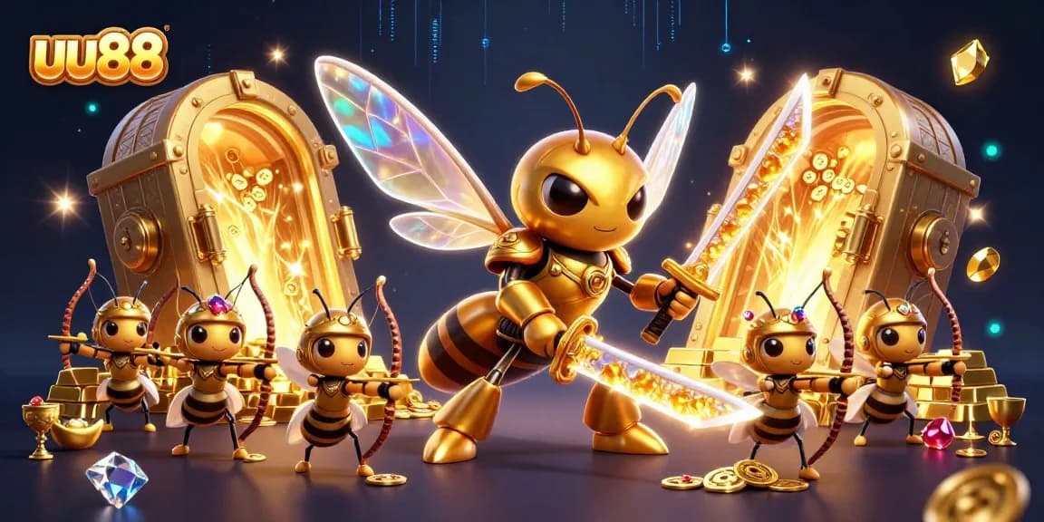 Join the excitement at uu88, where golden treasures and thrilling casino gameplay collide!
