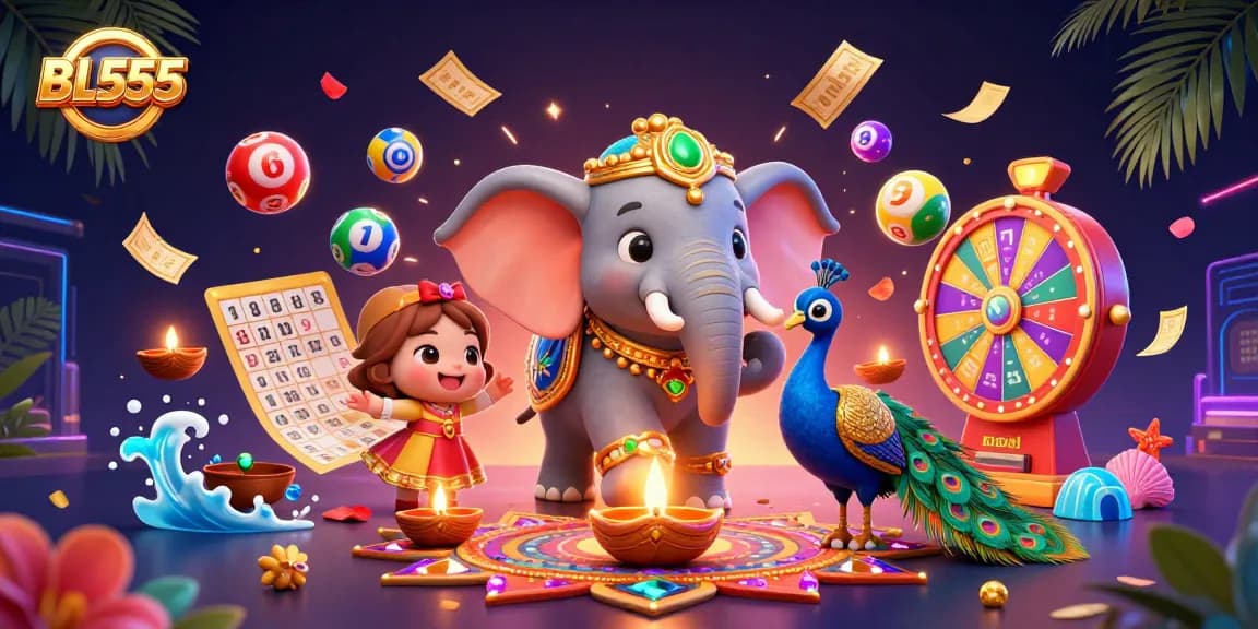Immerse in the vibrant world of BL555 as you play exciting lottery games with dynamic visuals.