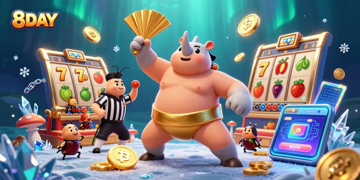 8DAY offers a thrilling casino experience with vibrant jackpots and colorful slot games.