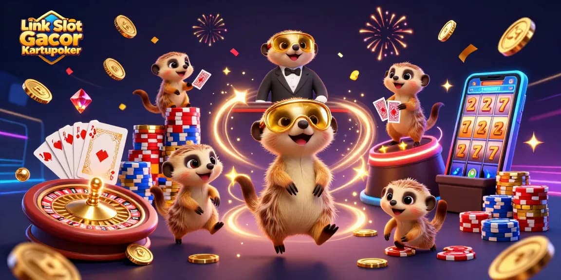 Spin and win at Link Slot Gacor Kartupoker while meerkats operate this vibrant casino!