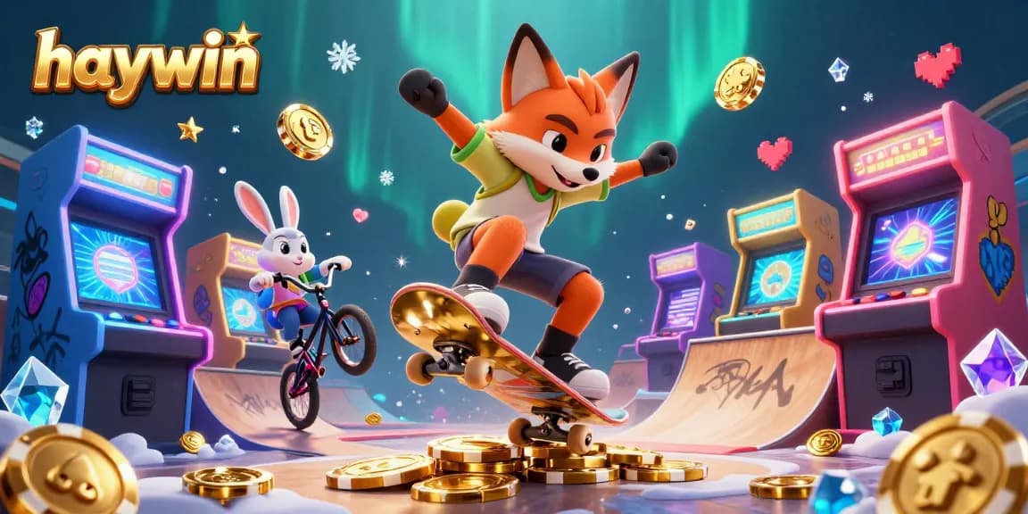 Experience thrilling gaming action with haywin as the fox and rabbit showcase casino adventures.