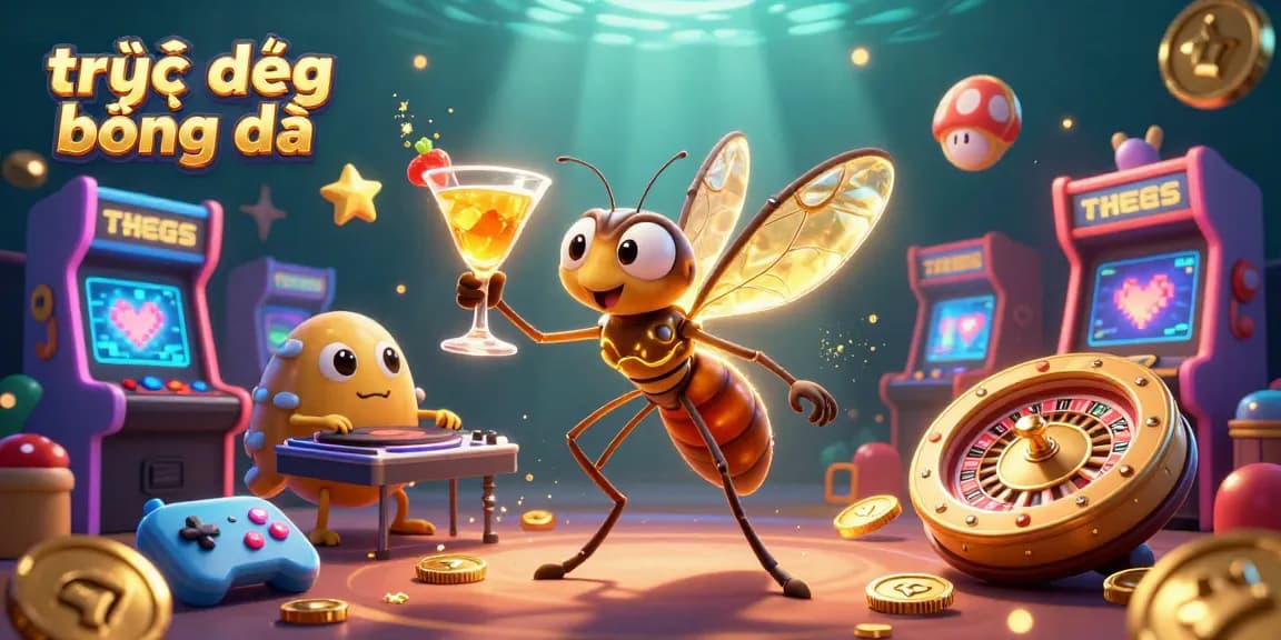 Experience trực tiếp bóng đá with dynamic casino elements, showcasing vibrant characters in action.