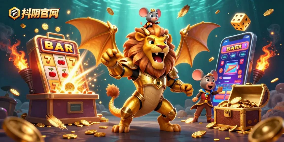 Engage with 抖阴官网's thrilling features while enjoying a vivid 3D casino scene bursting with action and rich details.