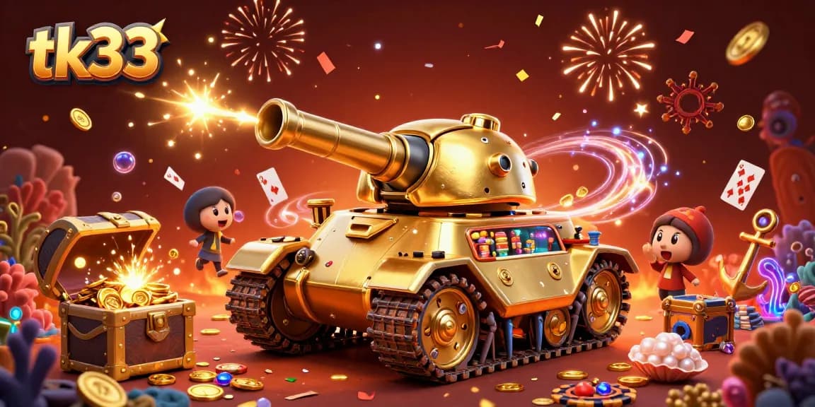 Experience thrilling gaming at tk33 with a vibrant casino beetle tank bursting with gold and gems.