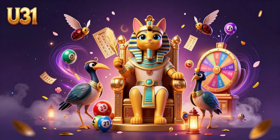 Experience U31's exciting gaming with intricate characters and vibrant casino elements.