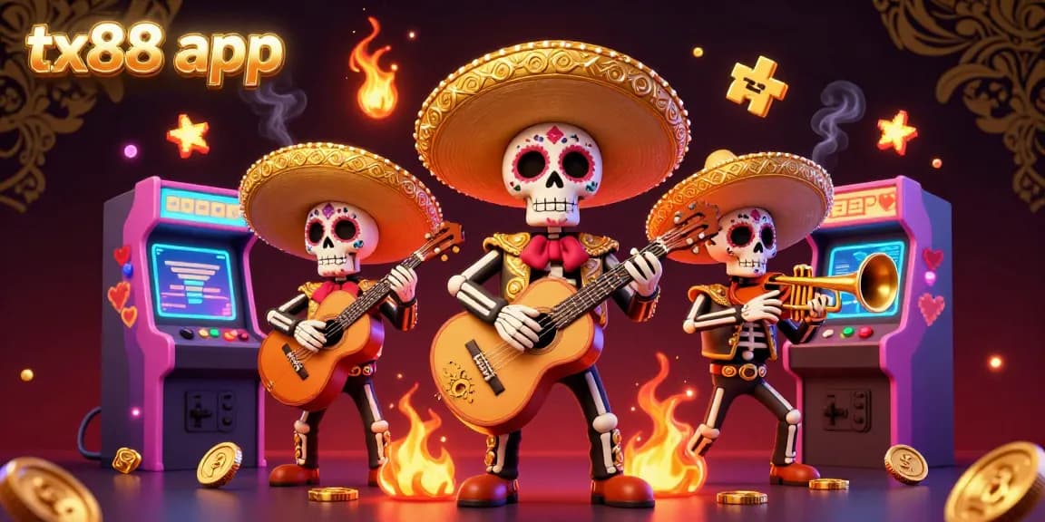 Engage with games on the tx88 app featuring vibrant mariachis and dynamic casino elements.