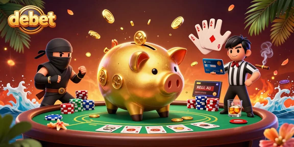 Experience the debet game strategies with vibrant characters in a dynamic gaming scene.