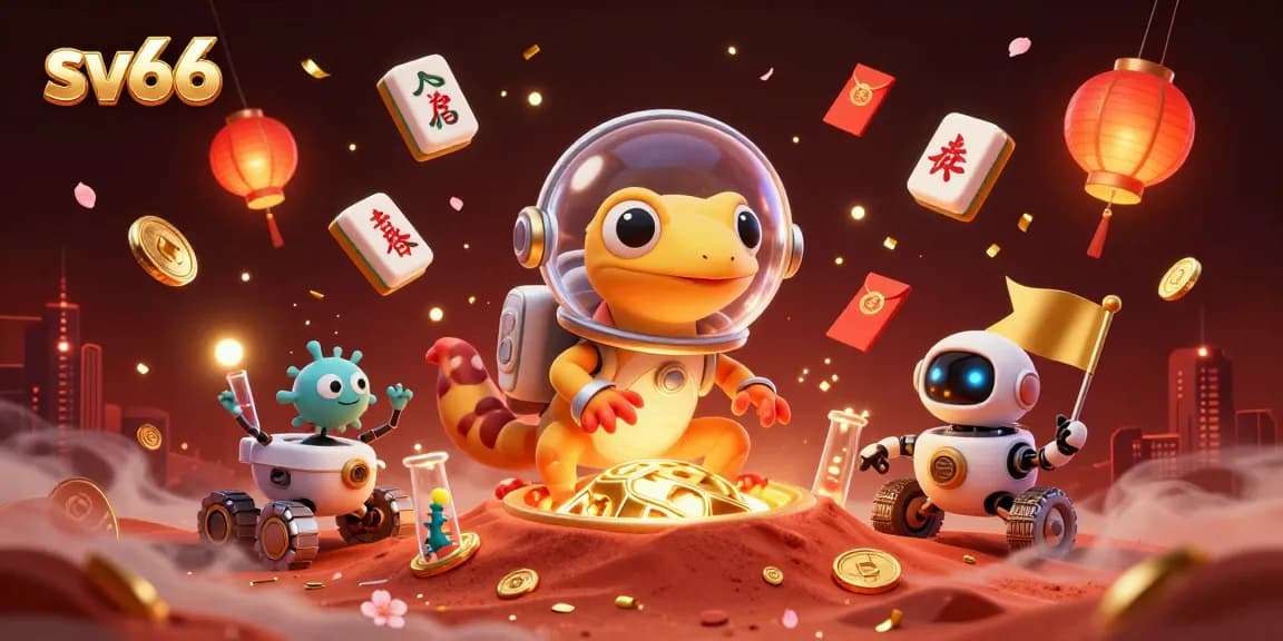 Join the adventure with sv66 in a vibrant casino scene full of action and excitement!