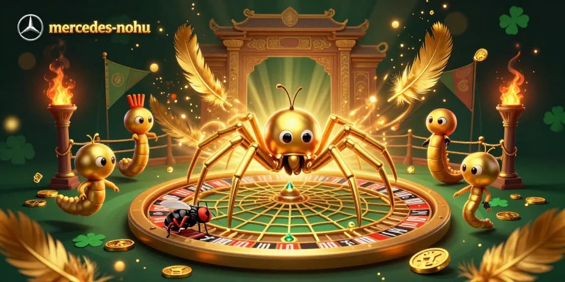 Experience thrilling bets at Mercedes-nohu with a vibrant roulette scene featuring unique 3D characters.
