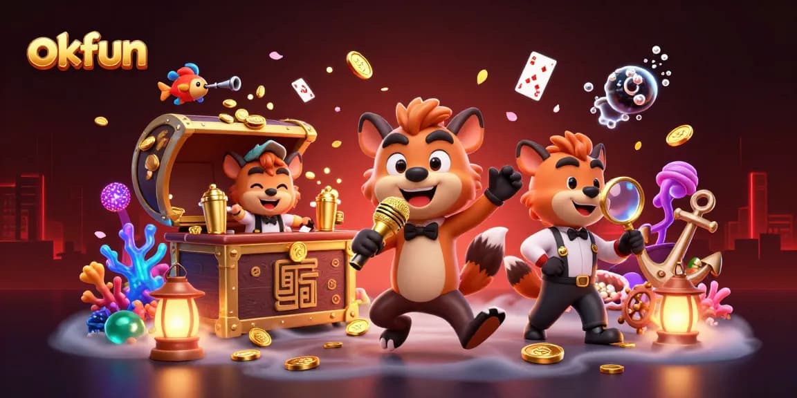 Experience excitement at the okfun comedy casino with lively hyenas and thrilling games.