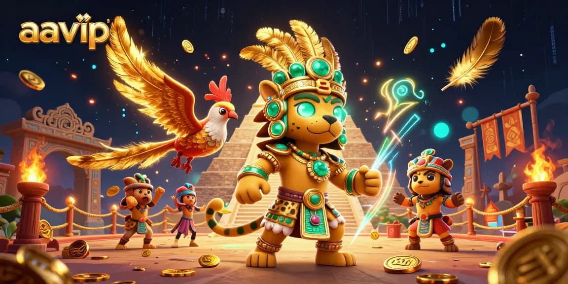 AAVIP captivates players with an ultra-detailed 3D scene illustrating an engaging casino adventure featuring dynamic elements.