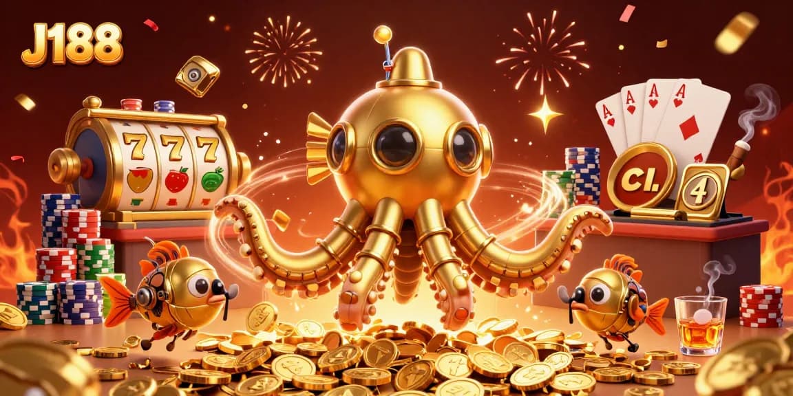 Experience thrilling action at j188 with vibrant slot games and exciting golden kraken!