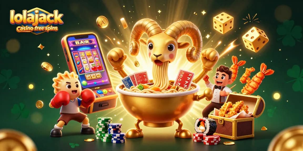 Experience the excitement of lolajack casino free spins with vibrant characters and dynamic casino elements.