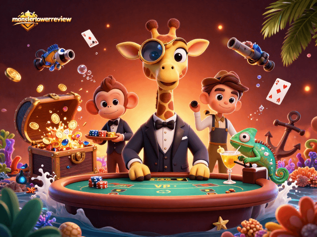 Experience the thrilling action of monstertowerreview with vibrant characters and dynamic elements.