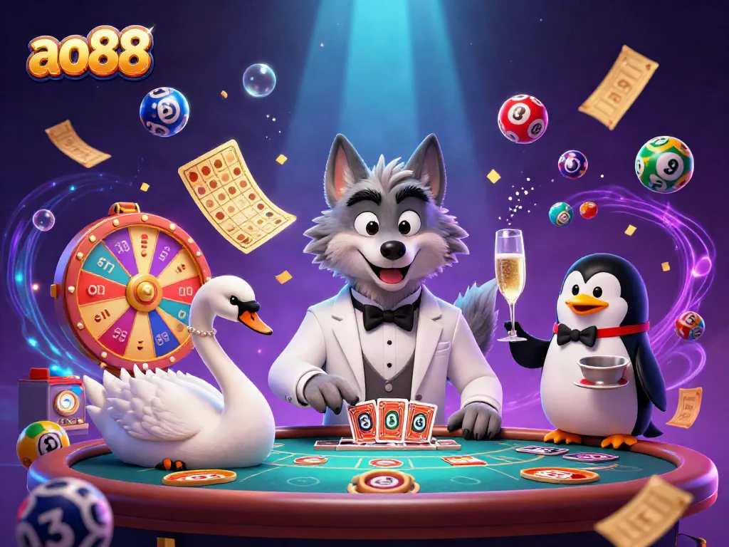 Experience thrilling Baccarat with ao88's charming characters, sparkling effects, and lively game atmosphere.
