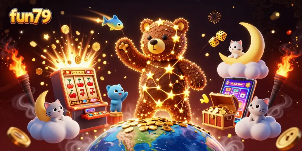 Experience winning moments with fun79, featuring a vibrant casino scene filled with rich elements.