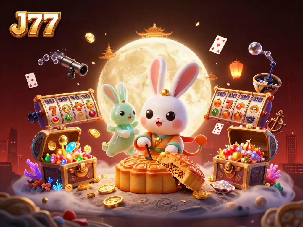 Engage in thrilling gameplay with J77's vibrant 3D casino characters and dynamic elements.