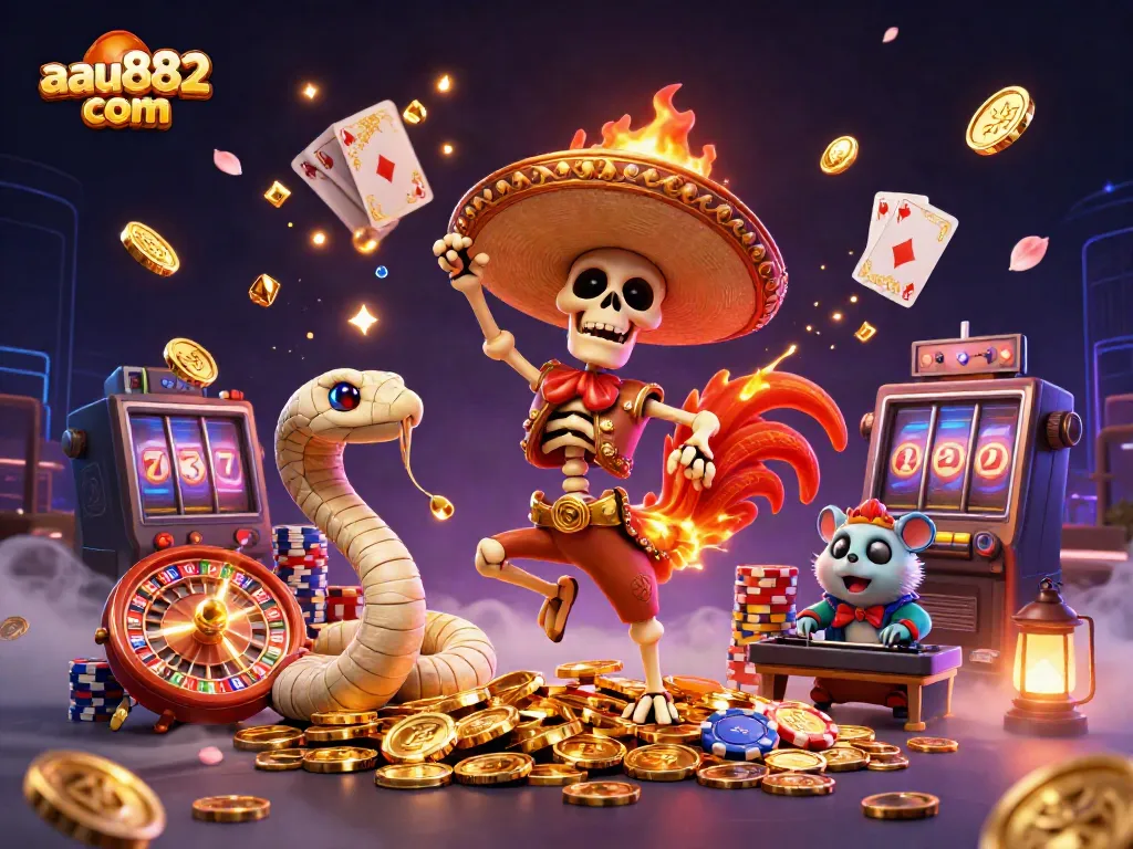 Experience the excitement of winnings at aau882 com with vibrant 3D casino characters and dazzling rewards