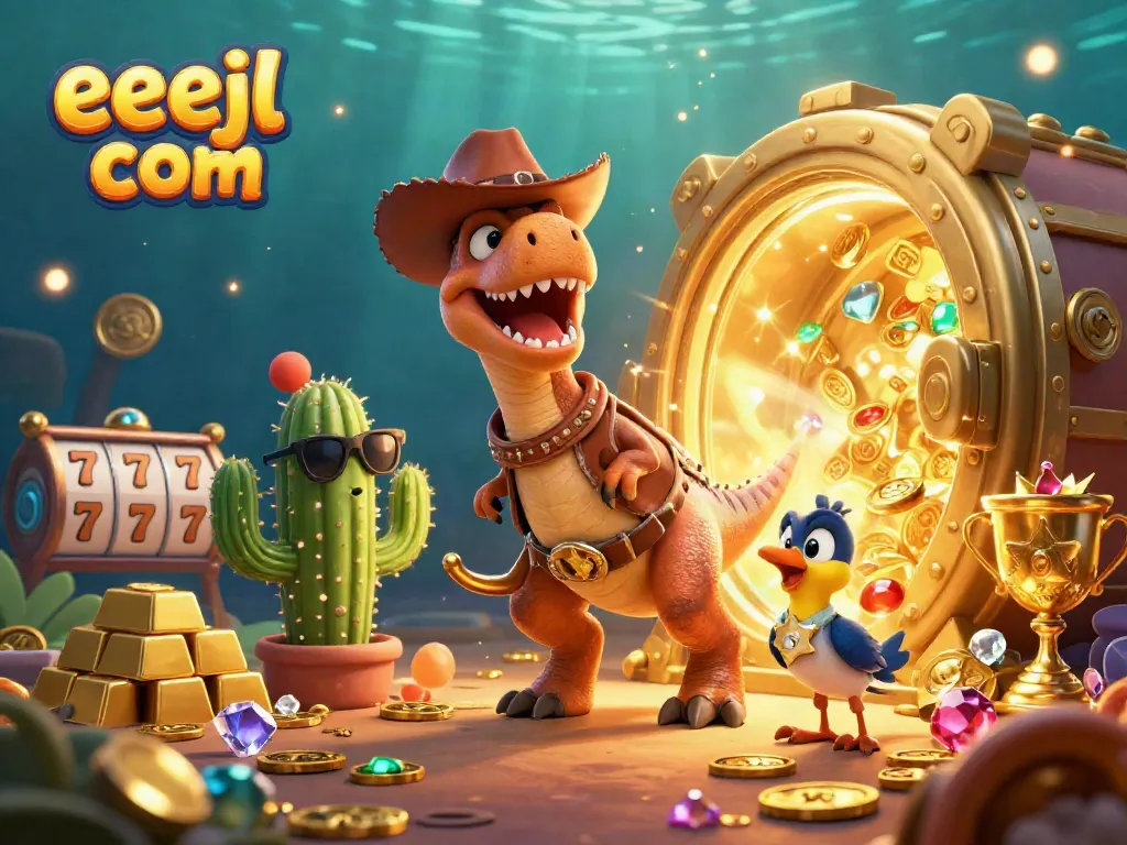 Join the excitement at eejl com with thrilling slots and treasure-filled adventures in a vibrant casino scene.