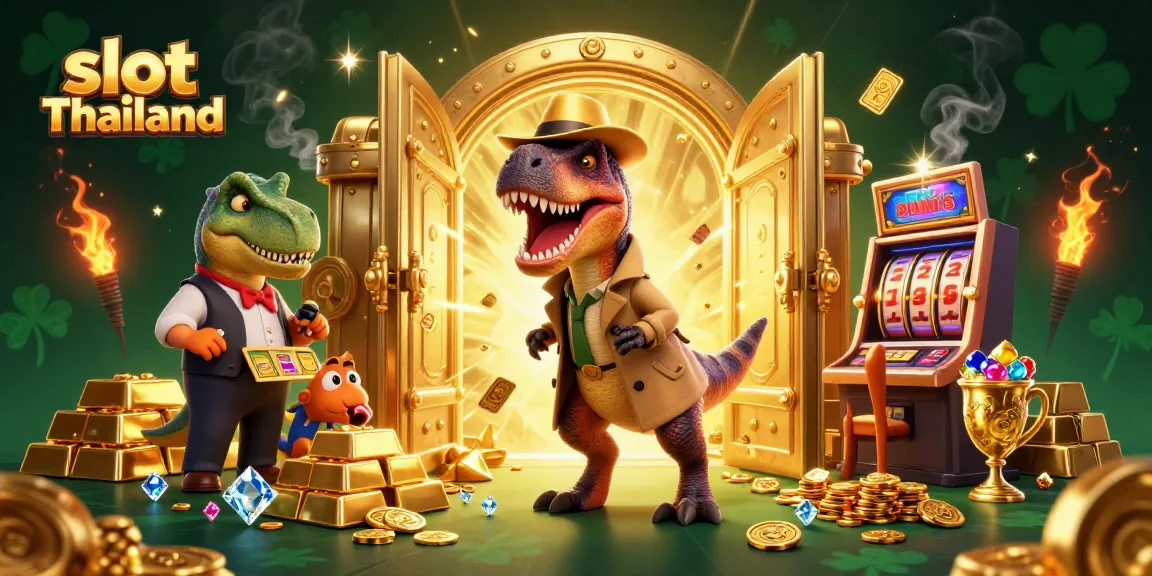 Mainkan slot Thailand dengan velociraptor dan stegosaurus, penuh petualangan dan keseruan!