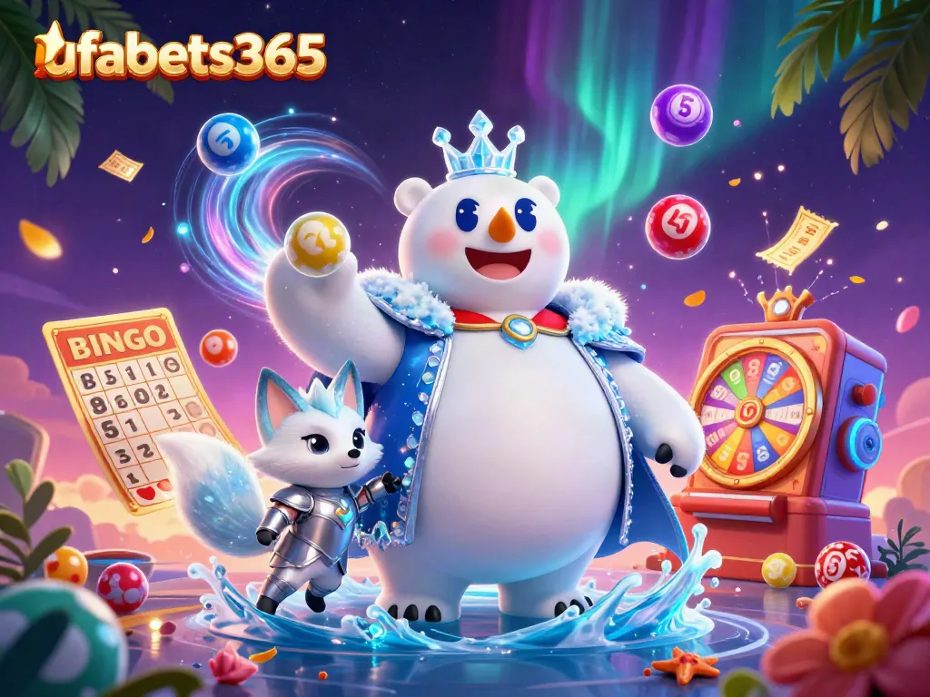 Experience the excitement of ufabets365 with vibrant lottery elements and captivating characters.
