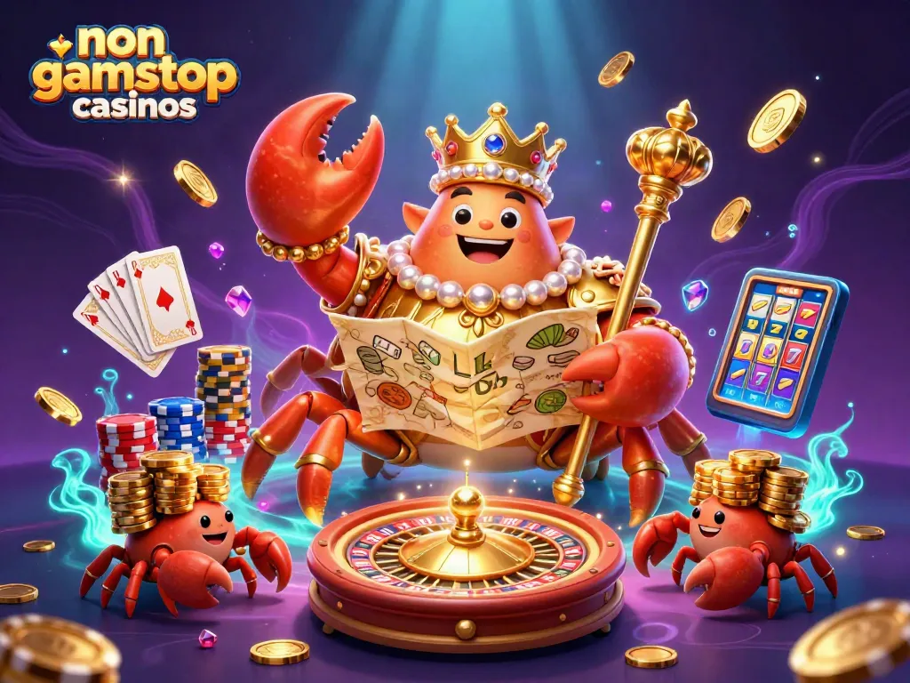 Experience thrilling gameplay at non gamstop casinos with treasure maps, royal scepters, and golden chips!