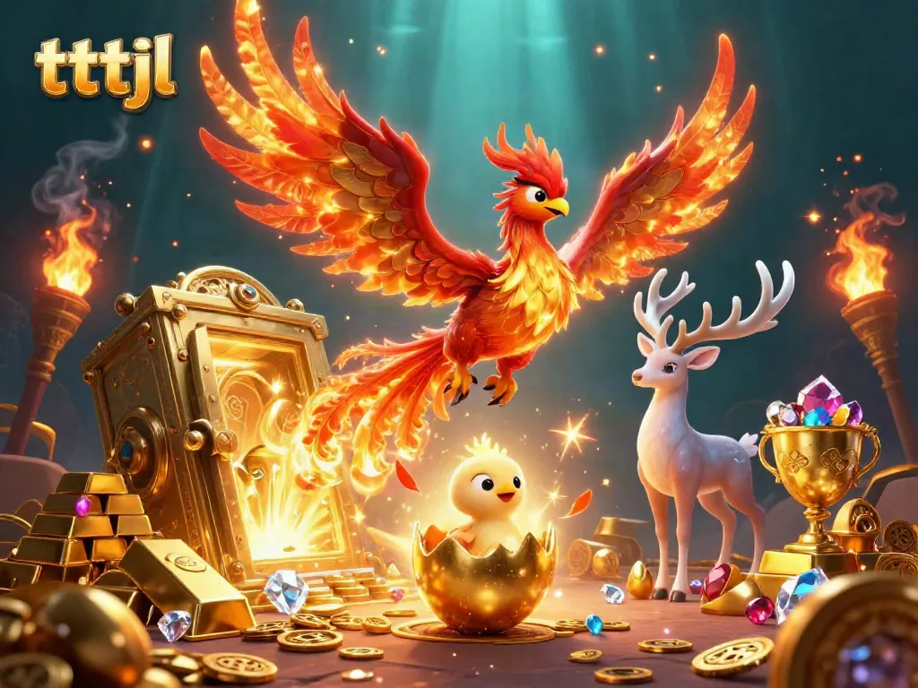 Experience the thrill of tttjl with a vibrant phoenix themed casino adventure.