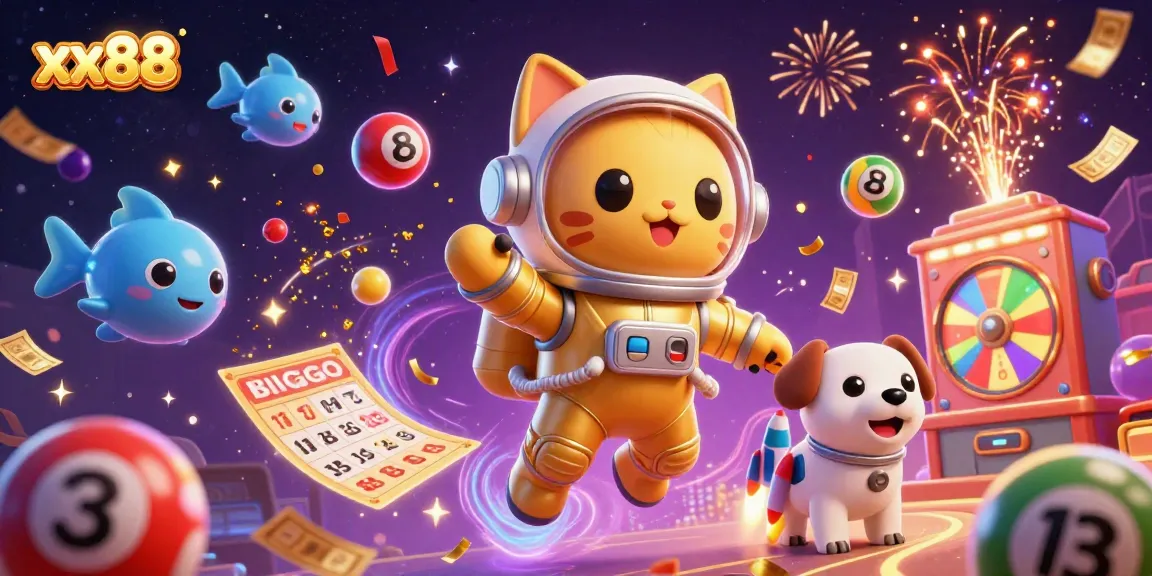 Experience exhilarating gameplay at xx88 featuring vibrant casino elements and a dynamic cosmic scene