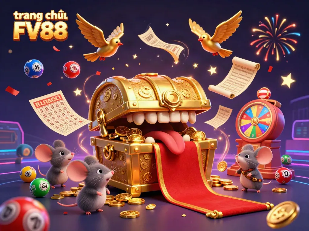 Engage with the exciting world of trang chủ FV88 featuring vibrant lottery elements and dynamic scene.