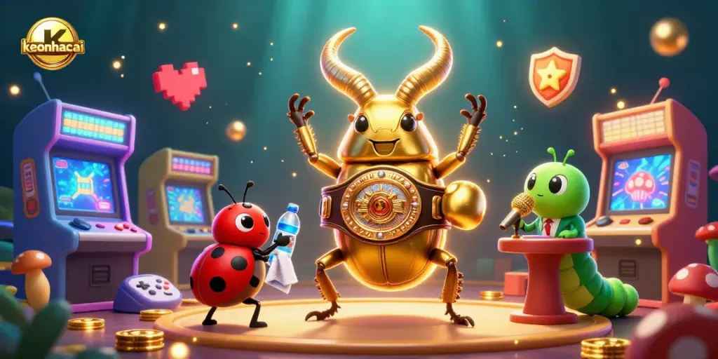 Experience thrilling gameplay with keonhacai in a vibrant animated casino scene featuring dynamic characters and game elements.