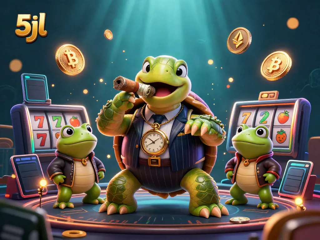 Engage in thrilling gameplay with 5jl's vintage mobster-themed casino scene.