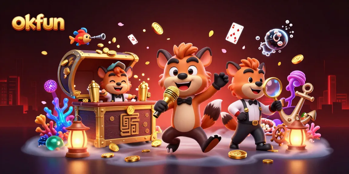 Experience excitement at the okfun comedy casino with lively hyenas and thrilling games.