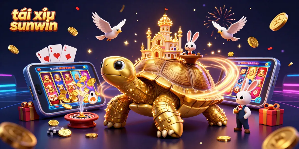 Engage in tài xỉu sunwin gameplay with an illustrated scene featuring exciting casino elements and vibrant characters.