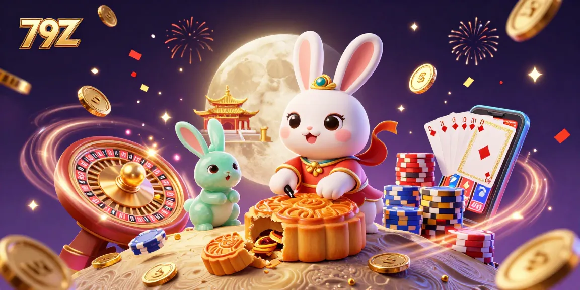 Play at 79Z and enjoy an enchanting 3D casino world filled with moon rabbits and golden treasures.