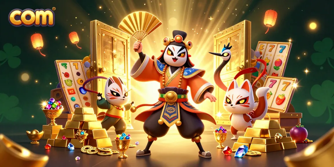 Win big at com with an enchanting slot-themed digital illustration featuring kabuki warriors.