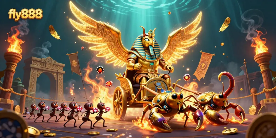 Join the thrill of fly88888888 with a vibrant illustration showcasing dynamic casino action and excitement.