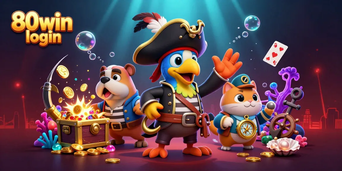 Win big at 80win login with fun-filled casino adventures featuring pirates and treasures.