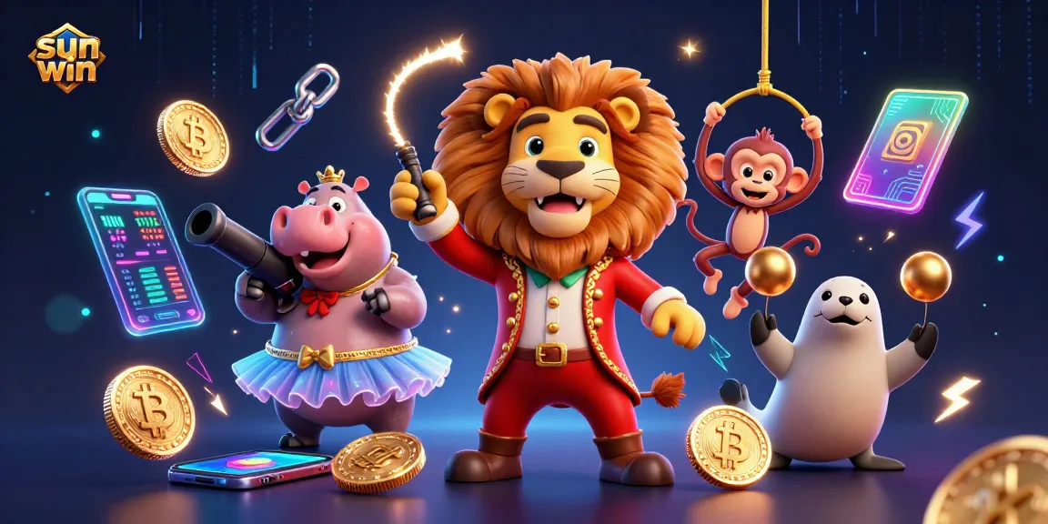 Experience thrilling action with sun win as characters engage in colorful casino adventures.