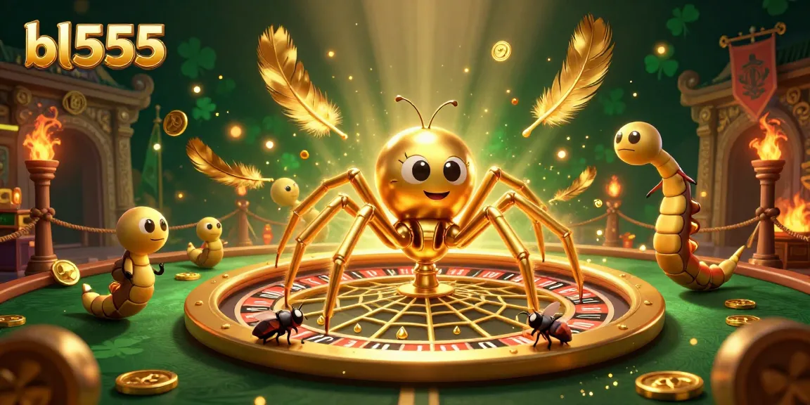 Experience the excitement of betting at bl555 with a captivating 3D casino scene featuring unique characters.