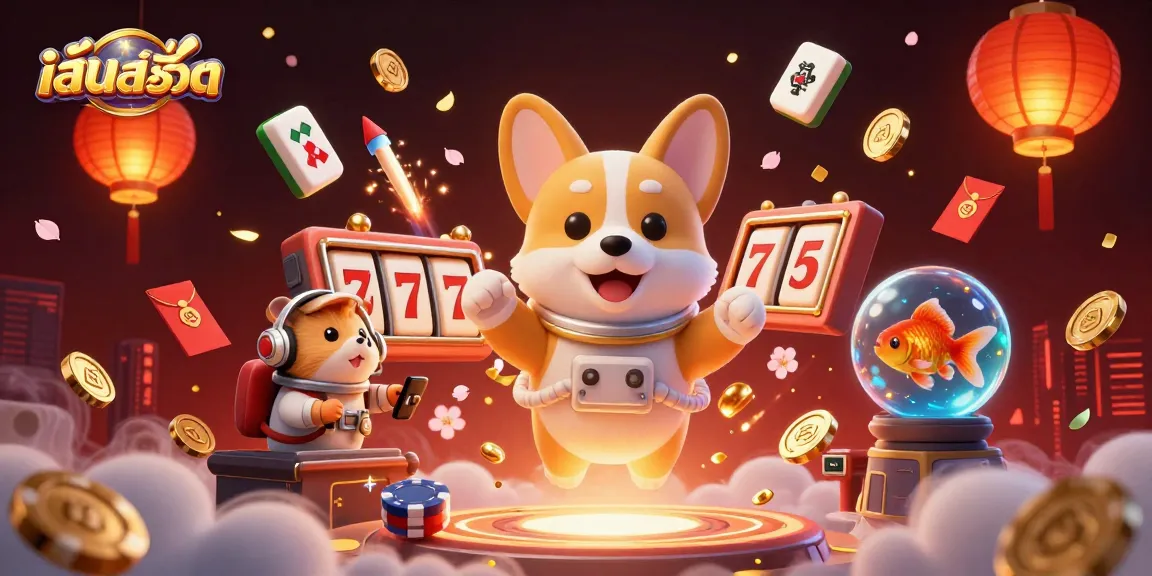 Enjoy spinning and winning while playing สล็อต through a vibrant casino scene featuring dynamic characters.