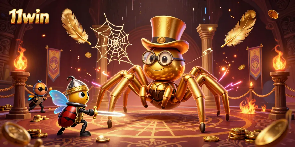 Join the thrilling action at 11win as a courageous knight ventures into a vibrant casino scene.