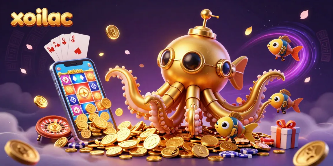 Experience thrilling gaming excitement with xoilac, as the golden kraken emerges from a sea of coins!