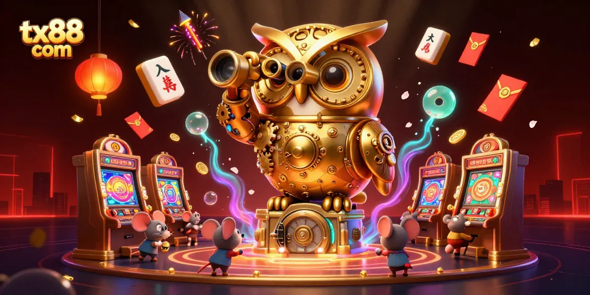Experience exciting gaming action at tx88 com with vibrant casino elements and characters.