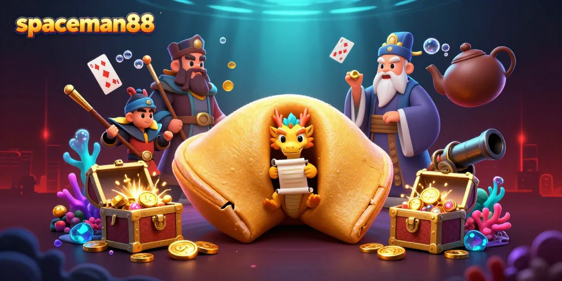 Engage with spaceman88's exciting gaming universe featuring a colorful underwater scene with treasure and dynamic characters.