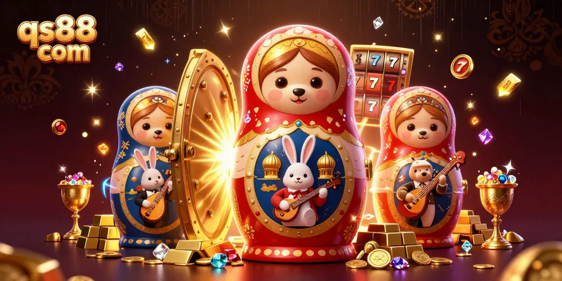 Experience the excitement at qs88 com with vibrant 3D characters in a dynamic casino setting.