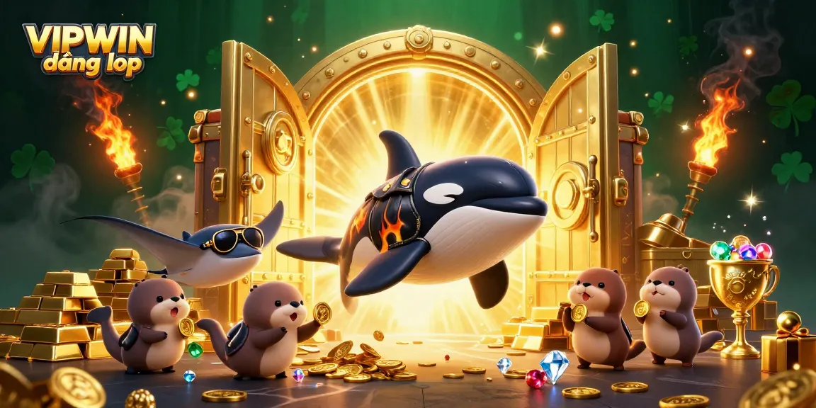 Experience thrilling VIPWIN đăng nhập action with a dynamic underwater scene filled with treasure.