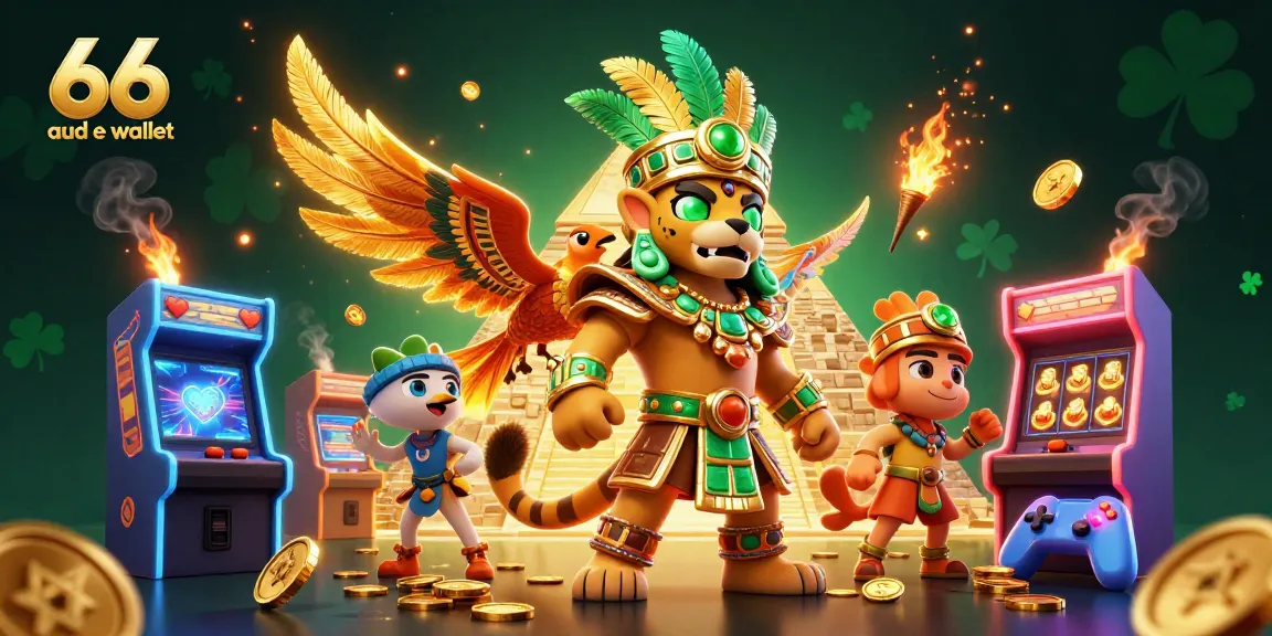 Spin to win with 66 aud e wallet while enjoying vibrant, dynamic 3D portrayals of online gaming excitement.